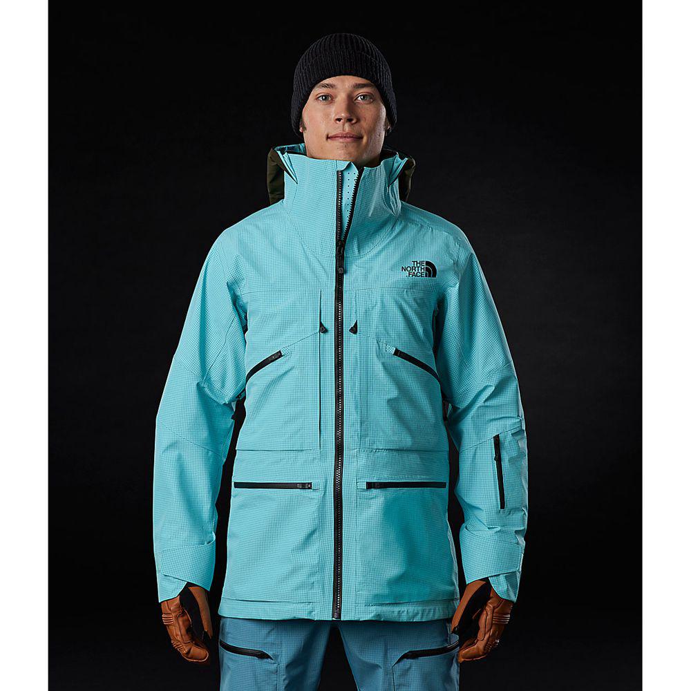 The North Face Brigandine Futurelight™ Ανδρικα Σακάκι - Μπλε / Πρασινο (OHRY78342)